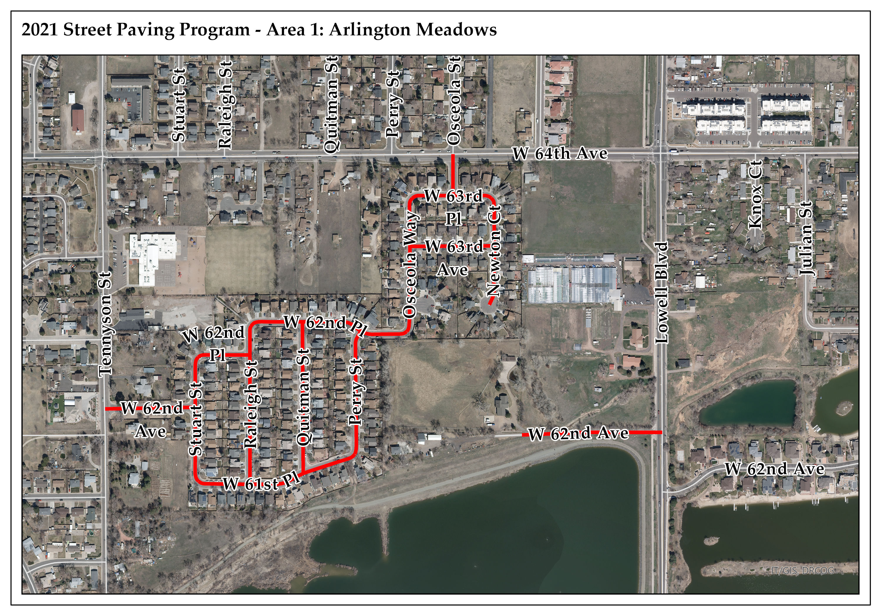 Area 1 - Arlington Meadows Subdivision