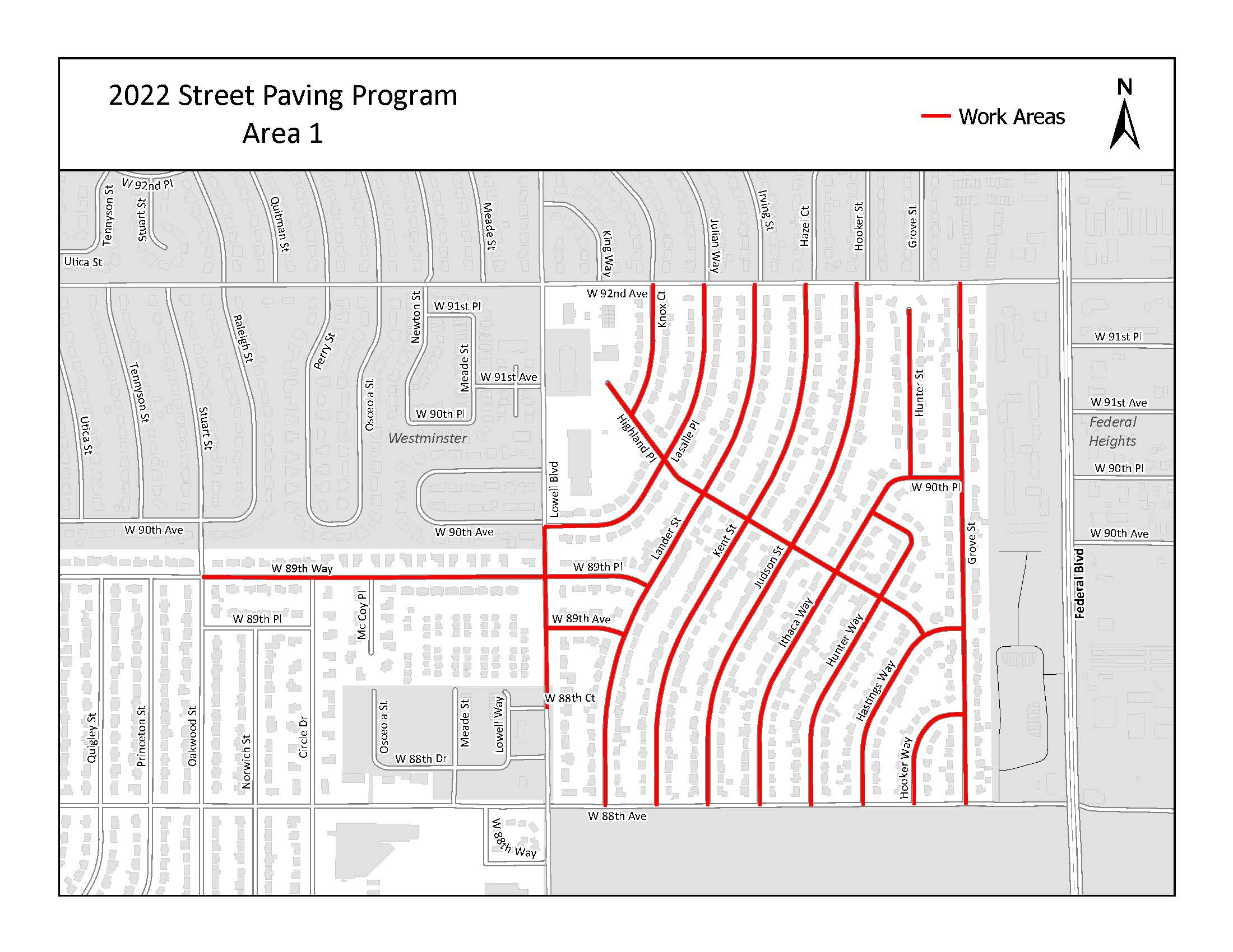 2022 Street Paving Location Map - Page 2
