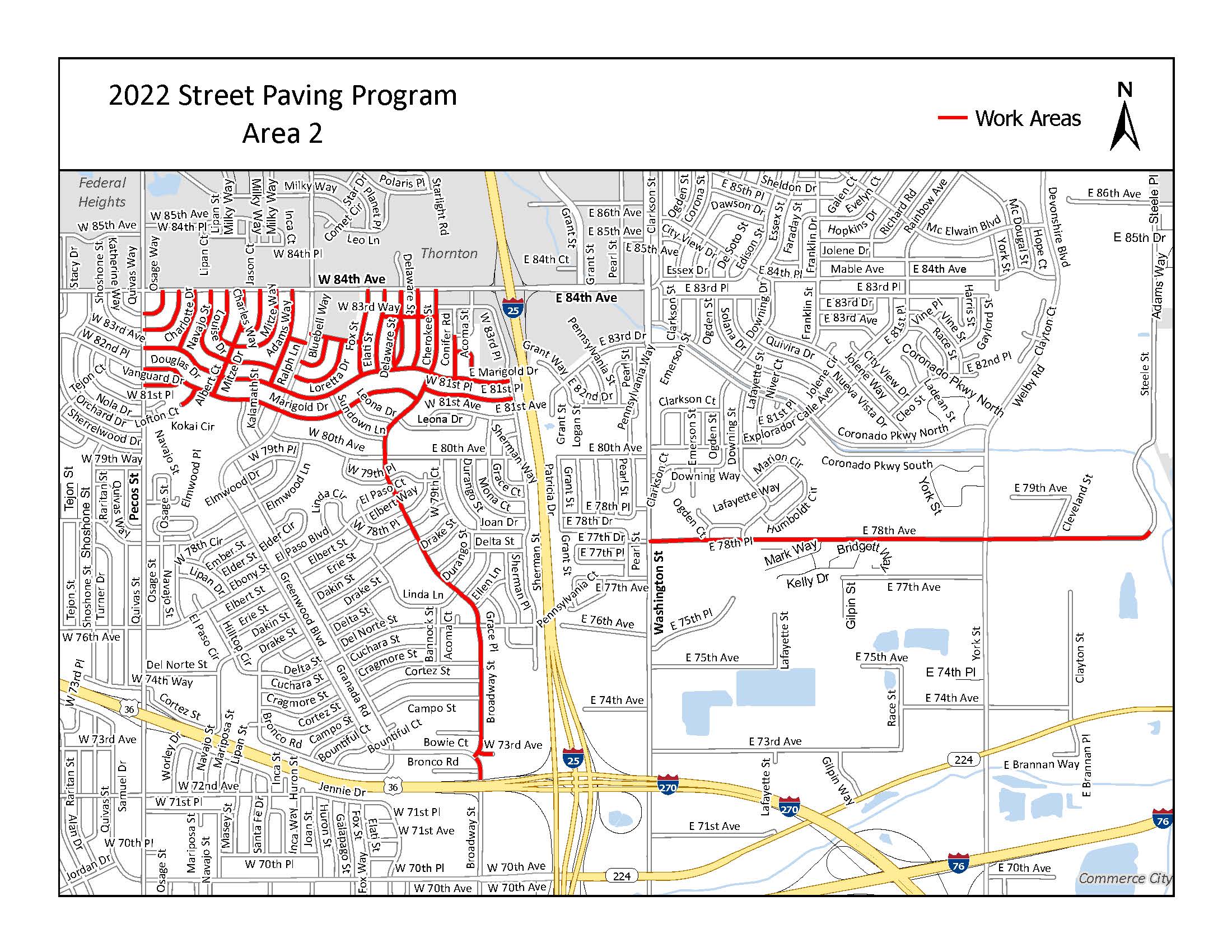 2022 Street Paving Location Map - Page 3