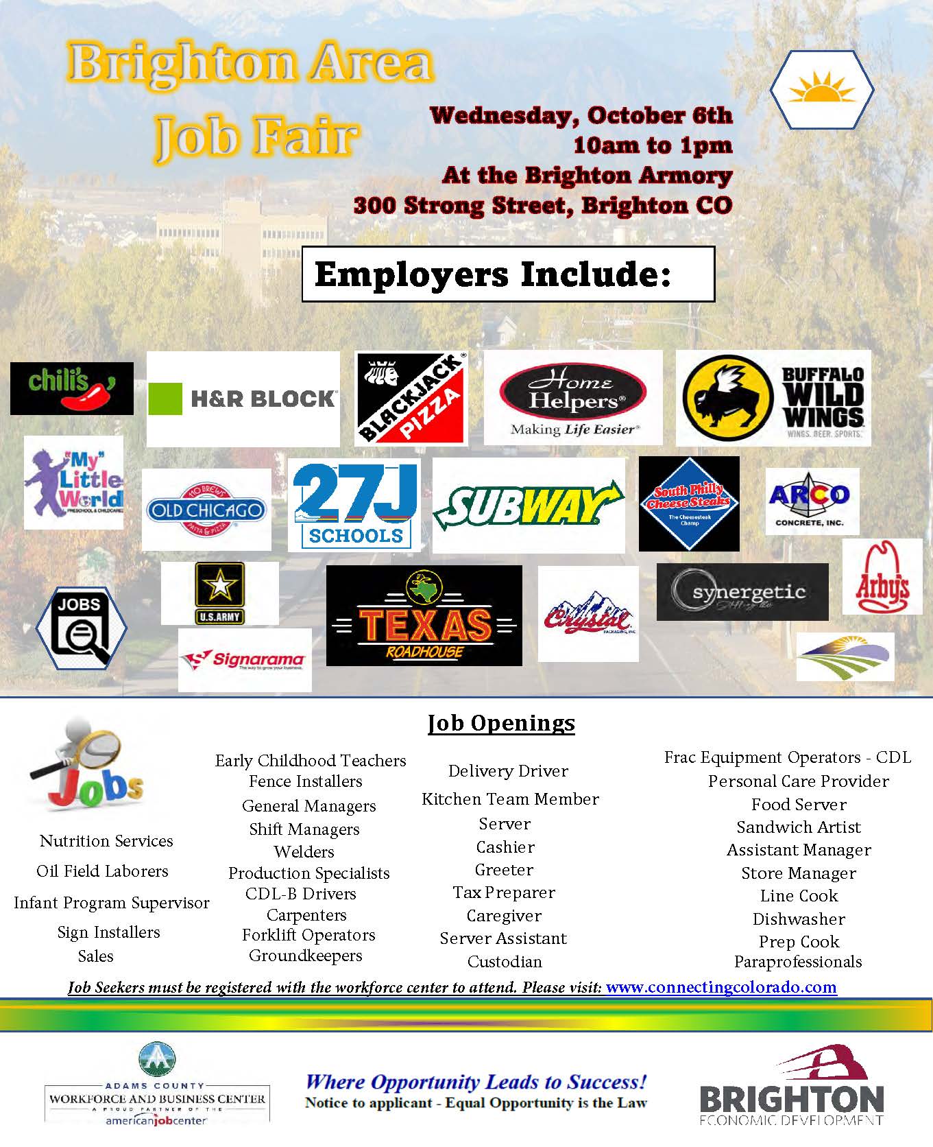 Brighton Area Job Fair
