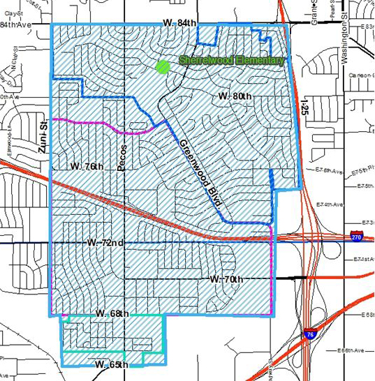 Sherrelwood Community Map