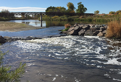 View of the South Platte River in Adams County